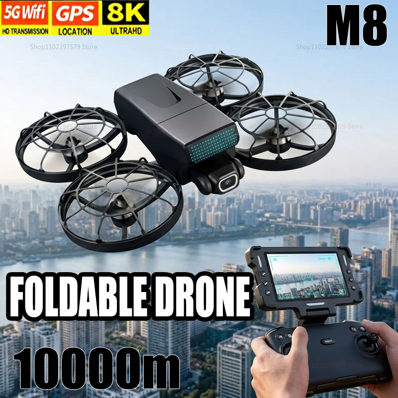 Drone Kit With Camera - Drone Baru M8 GPS 8K Profesional