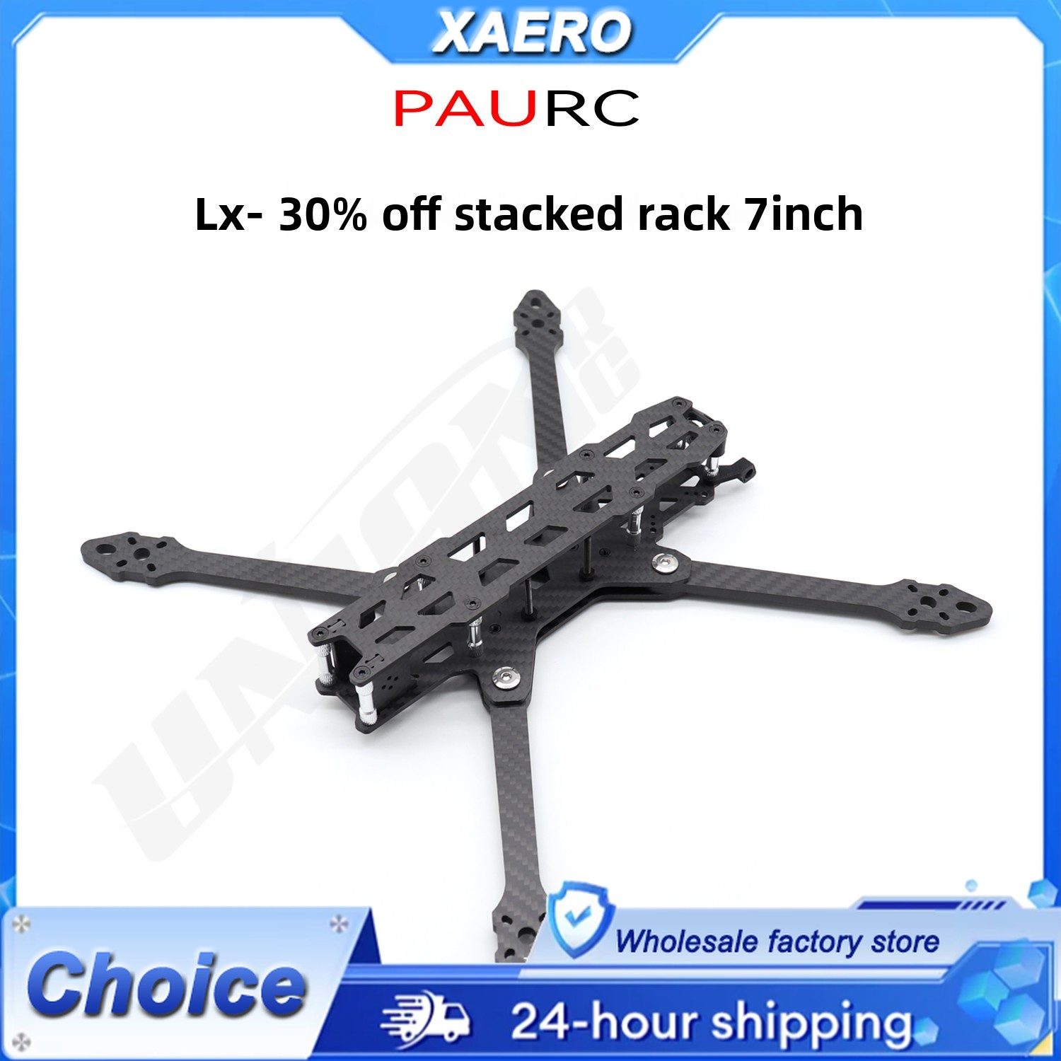 PAURC LX-7 Bingkai FPV Lipat 7 - Drone Kit Octocopter ulasan dan harga