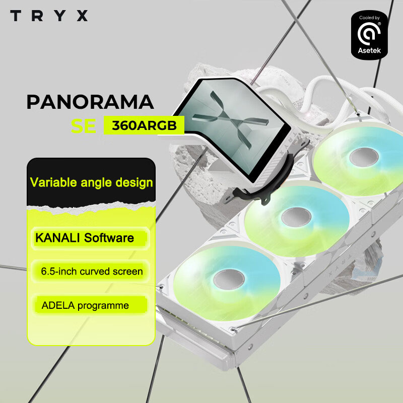 TRYX PANORAMA SE CPU 360 ARGB, - Holy Stone Drone Hs720 ulasan dan harga